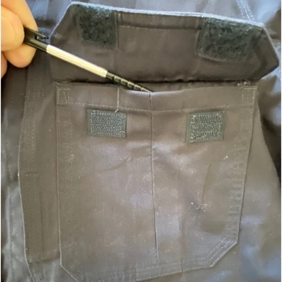 5.11 Tactical Shirt Wmns S Gray Canvas Vented Button Down Roll Tab L/S CCW 62063 - Picture 15 of 16